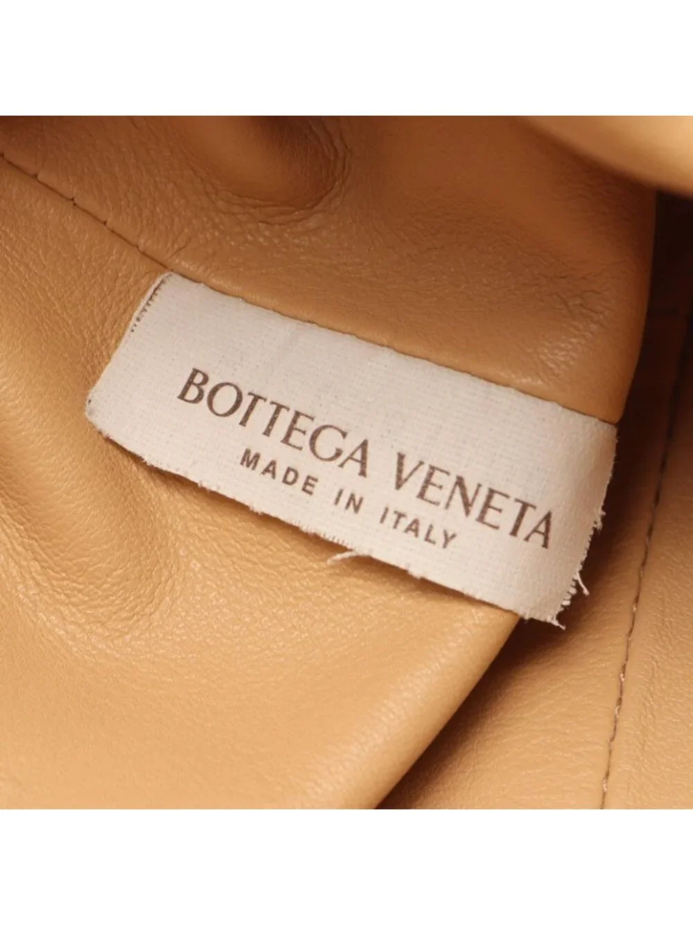 Bottega Veneta Clutch the Pouch Beige Leather